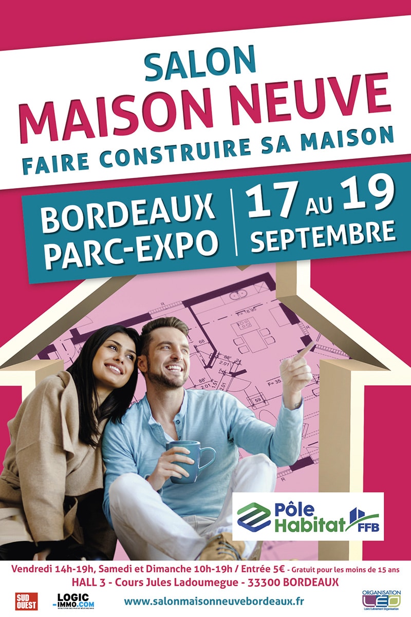 Affiche Salon Maison Neuve Bordeaux 2021