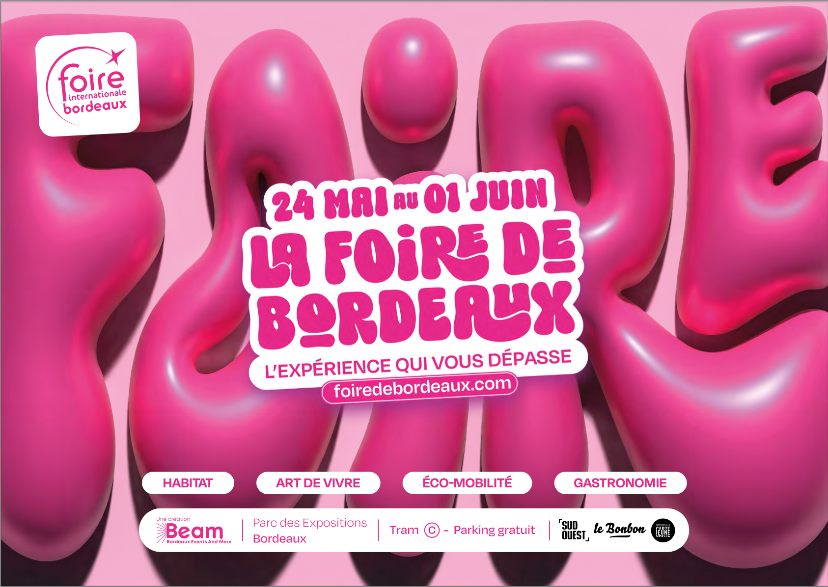 La Foire Internationale de Bordeaux du 24 mai au 1er juin 2025